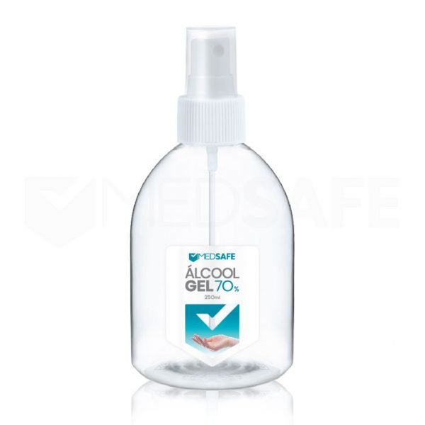 MedSafe_pt-Álcool Gel Desinfetante Mãos_Gel Higienizante Antisséptico para mãos_Hidroalcoólico-250ml